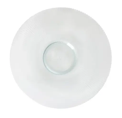 [V638057] Plato degustación Siddi transparente 31x3 cm