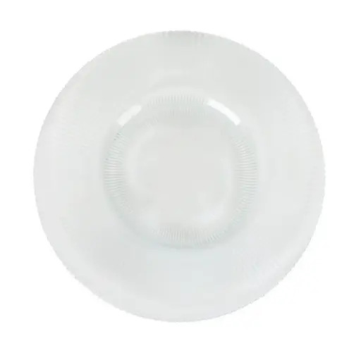 [V638055] Plato llano Siddi transparente 28x1,5 cm