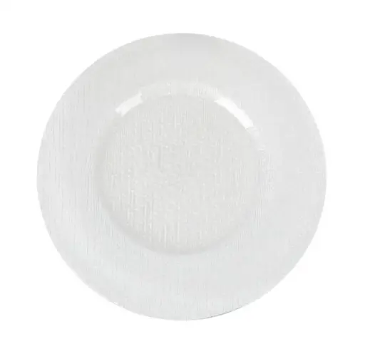 [V638067] Plato postre Beijing transparente 21x2 cm