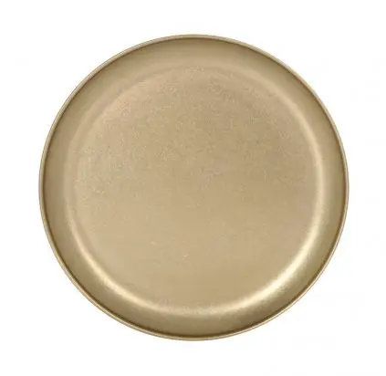 [P266001C] Plato Llano Vintage Dorado 26 Cm.