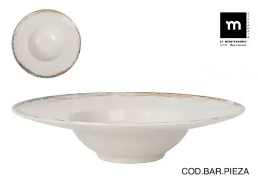 [AB26113] Plato risotto Albus Monaco brillo 28 cm