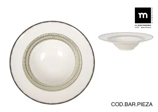 [B26113OC] Plato risotto Occhio 28 cm