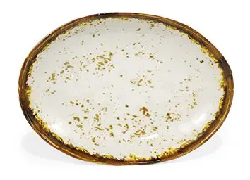 [B1052018E] Fuente Oval Touareg Melamina 20X14X3 Cm. 