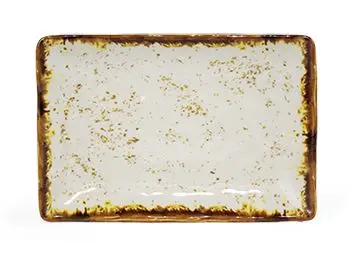 [B1052019E] Fuente Rectangular Touareg Melamina 30X21X3,5 Cm.    