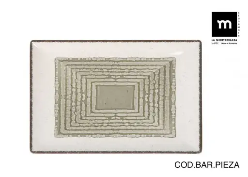 [B2500430OC] Fuente rectangular Occhio brillo 30x20 cm