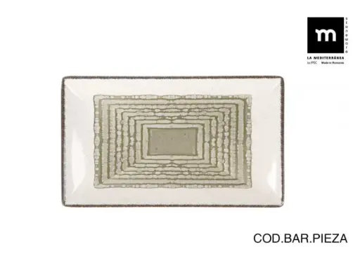 [B25013OC] Fuente Rectangular Occhio Brillo 30X15 Cm.
