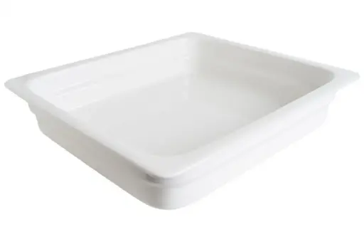 [B928386A] Fuente Gn. Porcelana Blanca 2/3 65