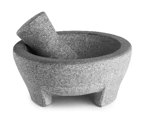 [60515] Mortero Con Mano De Granito 16X12 Cm
