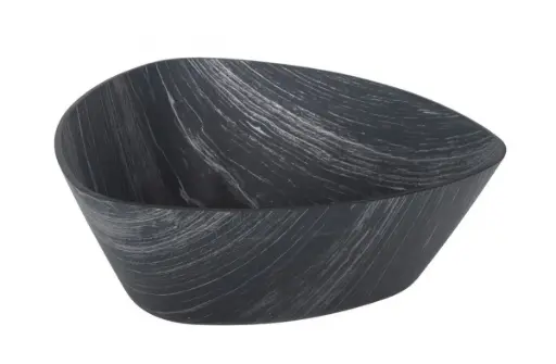 [B639017B] Ensaladera Triangular Ps. Negra 24X24X8,5 Cm.