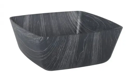 [B639022B] Ensaladera Cuadrada Ps. Negra 23X23X9,5 Cm.