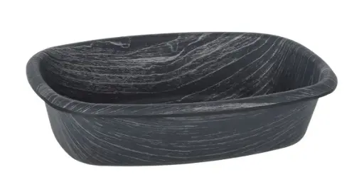 [B639026B] Ensaladera Oval Ps. Negra 23,5X15,5X6 Cm.