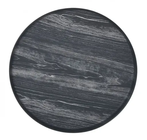 [B639031B] Plato PS negro 31,5x2 cm