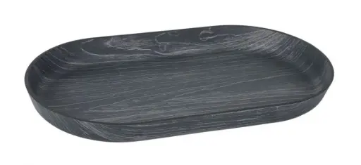 [B639035B] Fuente Oval Ps. Negra 23,5X13,5X2,5 Cm.