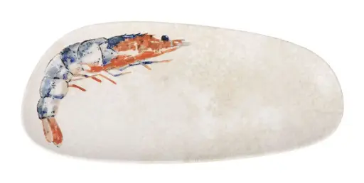 [B928266CO] Fuente Oval Tango Gamba Coralya 36X17 Cm
