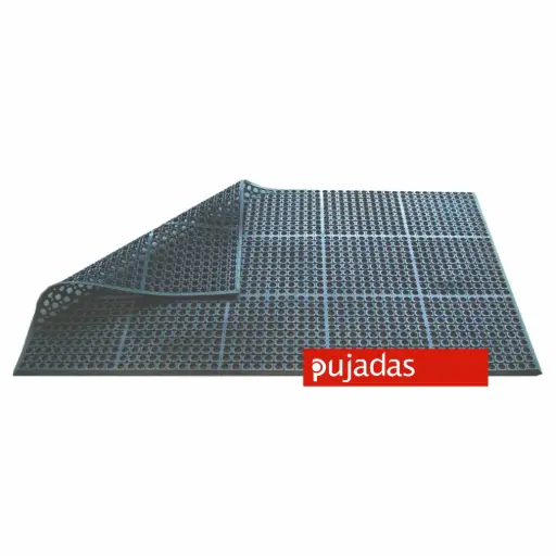 [P26000] Alfombra Antideslizante Negra 90X150 Cm.                         