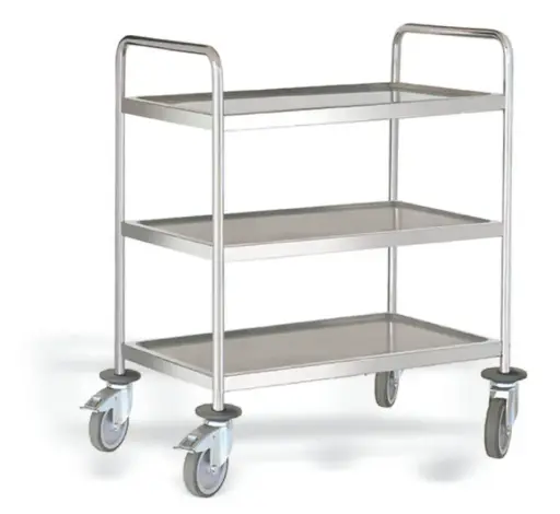 [P80300] Carro Servicio Inox. 4 Estantes 800X500 Mm.