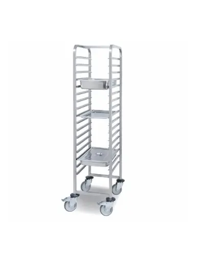 [P80430] Carro GN de acero inoxidable 1/1 17 guías