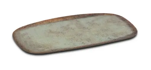[P22451] Fuente Ovalda. 28 Cm. Linen