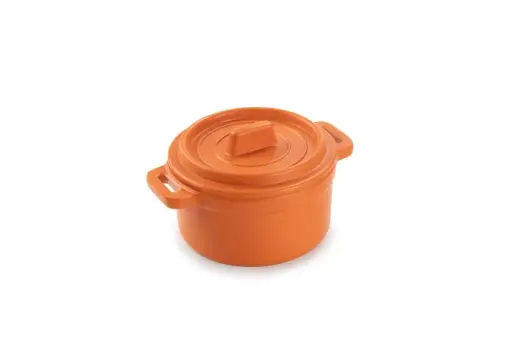 [P23800N] Cacerola Fundicion Cool- Line Naranja 10X10X6,5 Cm.