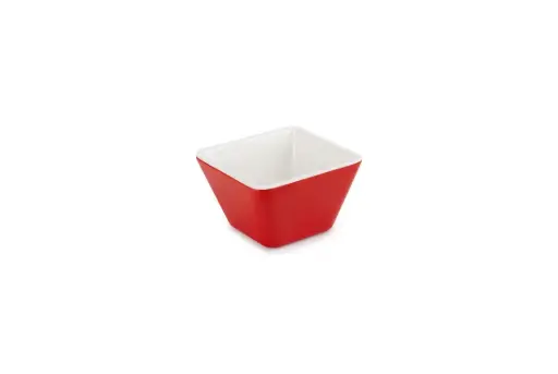 [P22370R] Bol Cuadrado 9X9 Rojo