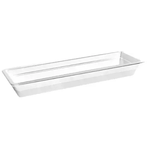[P22050] Fuente GN melamina blanca 2/4 65