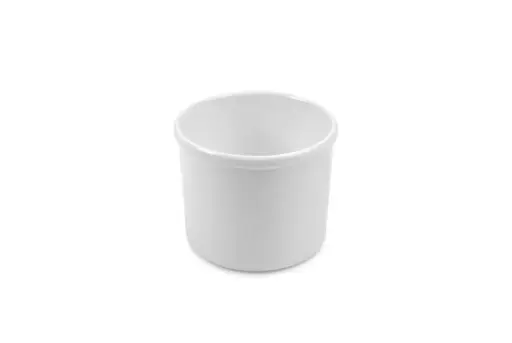 [P22160] Bol redondo melamina blanco 13x10,5 cm
