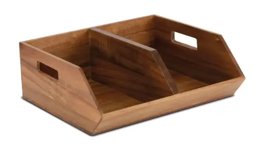 [P595007] Caja madera buffet doble 35x31x12,5 cm