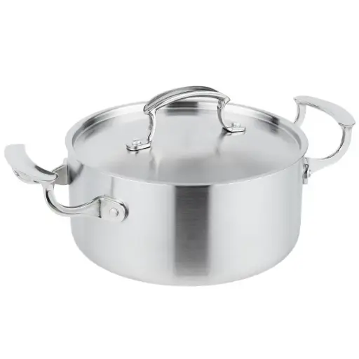 [49410] Cacerola Miramar de acero inoxidable con tapa 20 cm