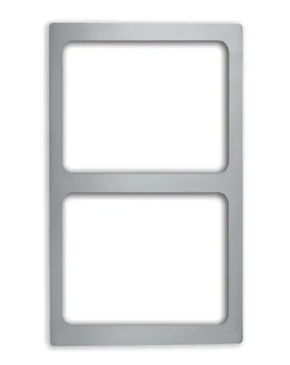 [8243014] Base de acero inoxidable Miramar GN 1/1 2 compartimentos GN