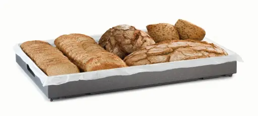 [P904760] Bandeja Cubic Room Service Y Servicio Apilable Madera Wengue 60X40X6.5 Cm.