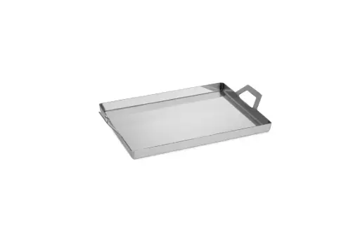[P296415] Llauna Inox. Con Asas 22X14X1,5 Cm.