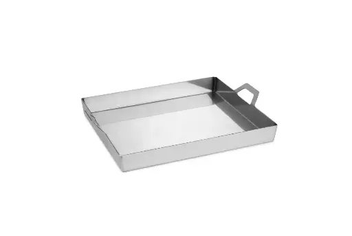 [P296530] Llauna Inox. Con Asas 26,5X23X3 Cm.