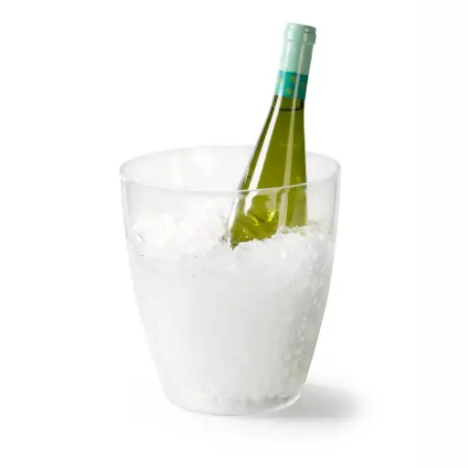 [P988700] Champanera Plastica Transparente 21X19 Cm.