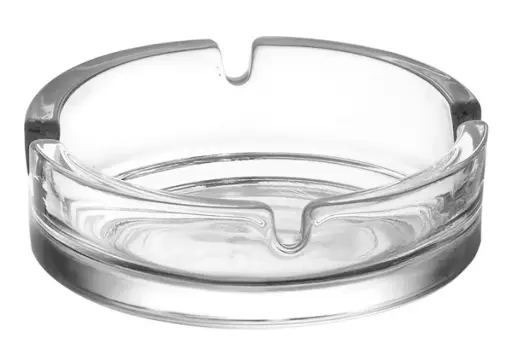 [VB5395] Cenicero Apilable Transparente Vidrio 10,7 Cm.