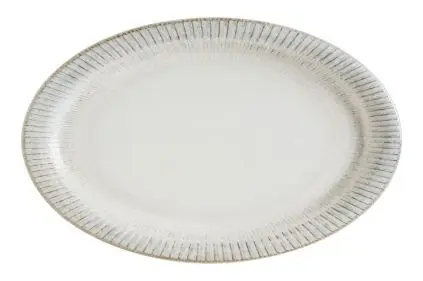 [B928456AS] Fuente Oval Albus Galata 22X14X2 Cm.