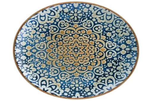 [B928254E] Fuente Oval  Alhambra 36X28X3 Cm.