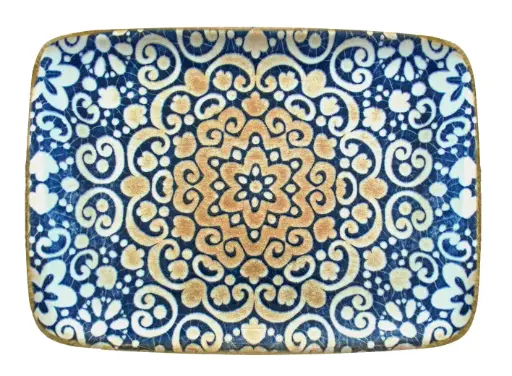[B928195E] Fuente rectangular Alhambra 23x16 cm