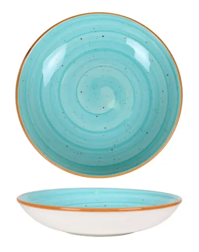 [B928251A] Plato hondo gourmet Aqua 23x4 cm
