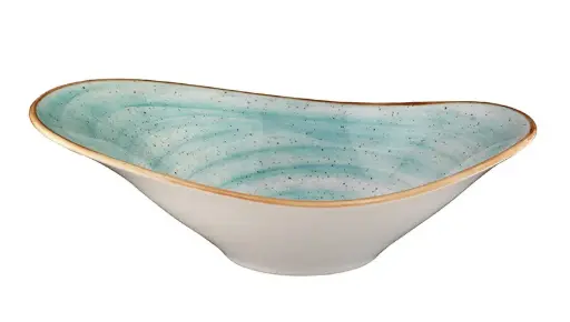 [B928133] Ensaladera Oval Aqua  27X18 Cm.