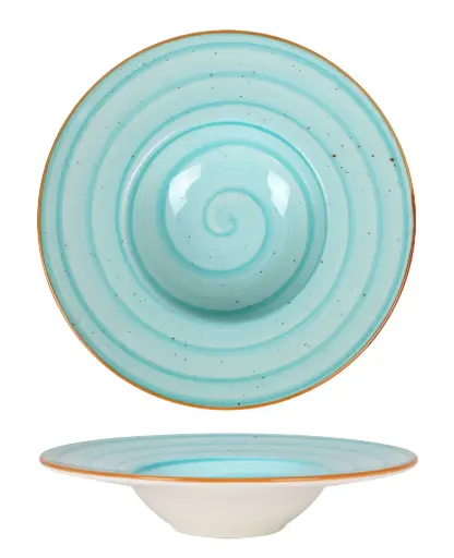 [B928134] Plato risotto gourmet Aqua 28 cm