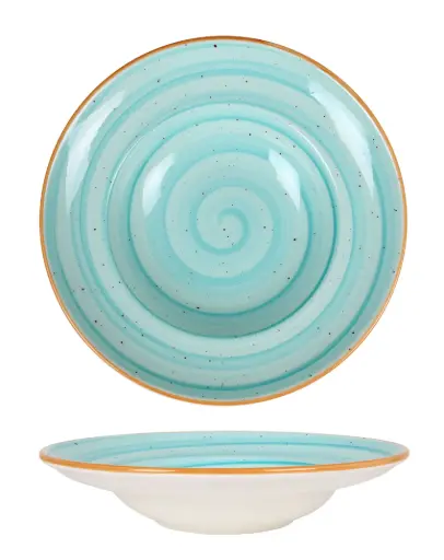 [B928135] Plato pasta gourmet Aqua 27 cm