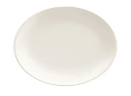 [B928057] Fuente oval gourmet blanco 31x24 cm