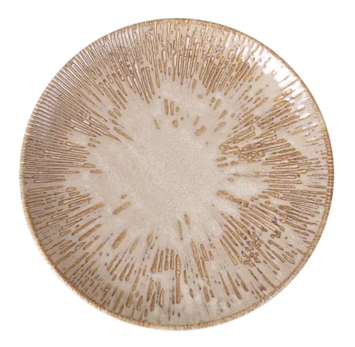 [B928003AE] Plato Llano Gourmet Barroco I 25X2.5Cm           