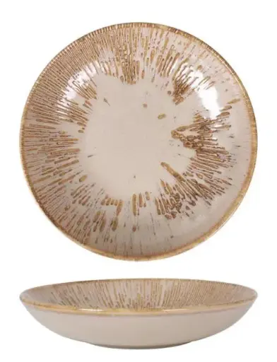 [B928251AE] Plato hondo gourmet Barroco i 23x4 cm