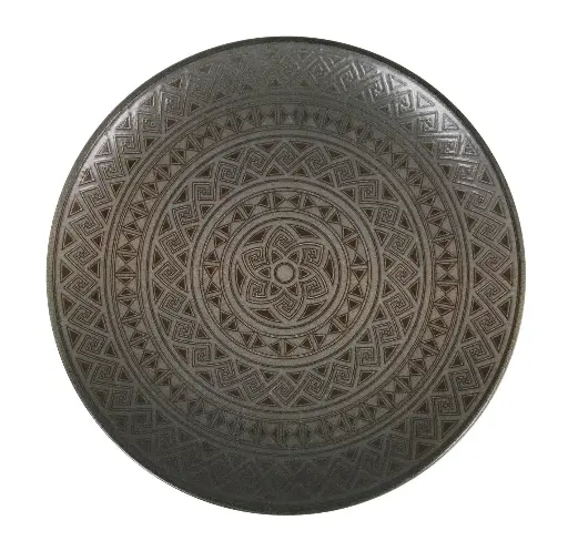 [B928002X] Plato llano gourmet Damasquino 27 cm