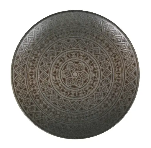 [B928004X] Plato postre gourmet Damasquino 21 cm