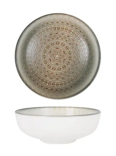 [B928286X] ZZ26 Bol Hygge  Damasquino 14,5X5 Cm.
