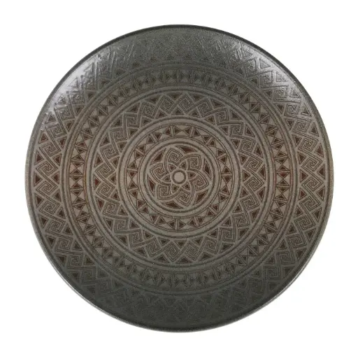 [B928297X] ZZ26 Plato Llano Gourmet  Damasquino 23 Cm.