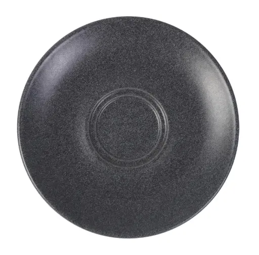 [B928347AJ] Plato Cafe C/Leche Graphite Ø16Cml