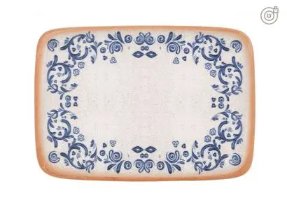 [B928195N] Fuente Rectangular Laudum  23X16 Cm.